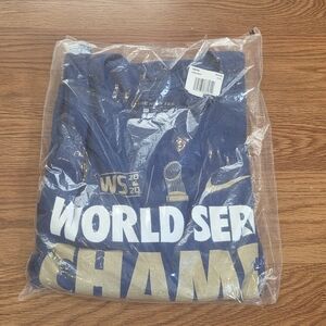 2020 Los Angeles Dodgers World Series Champions T-Shirt NIP XXL Blue Nike Tee